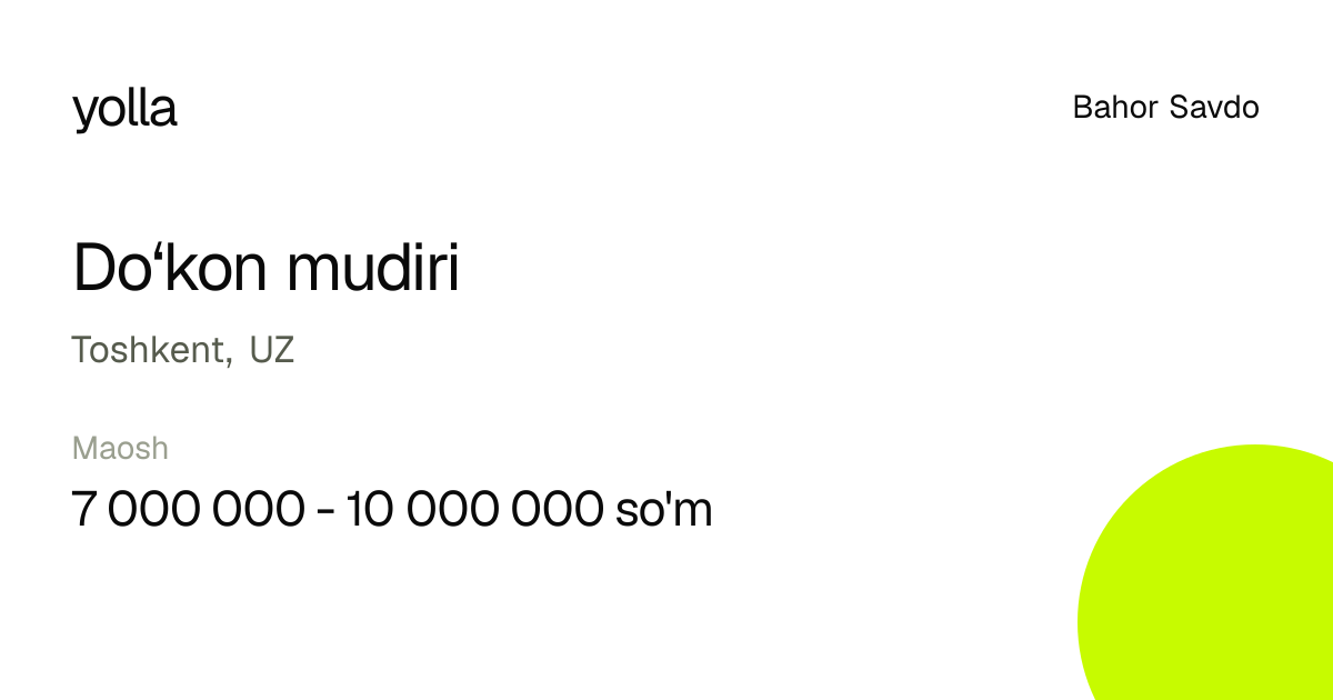 Do‘kon mudiri