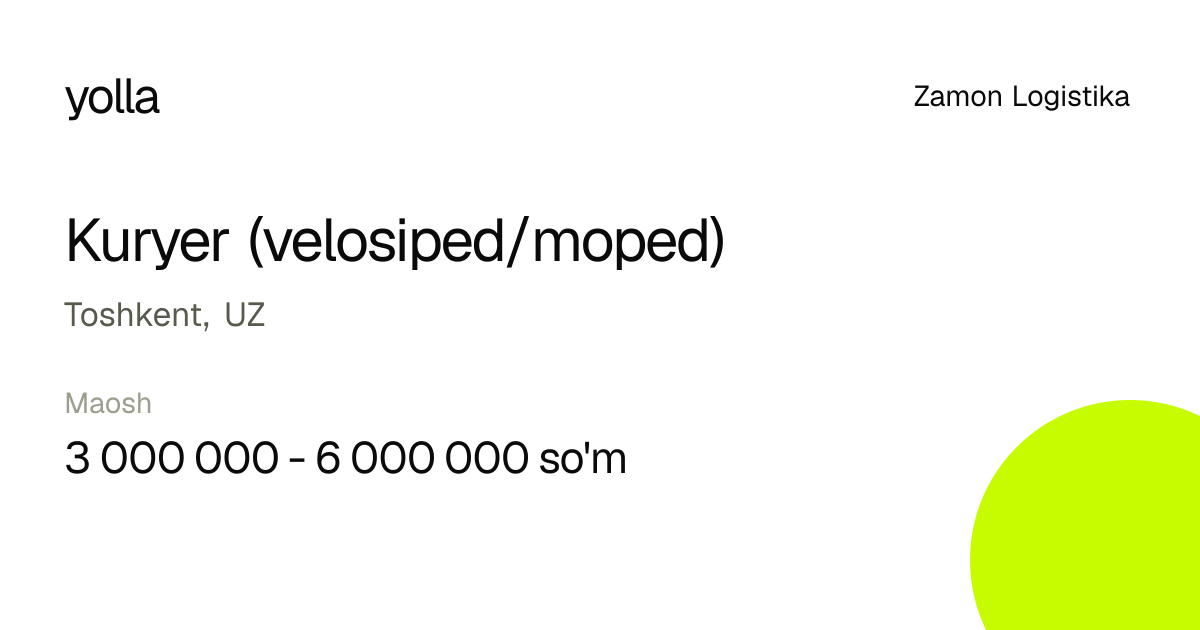 Kuryer (velosiped/moped)